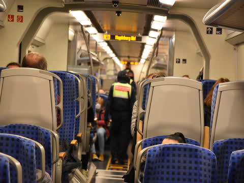 Train home (almost ready to leave).